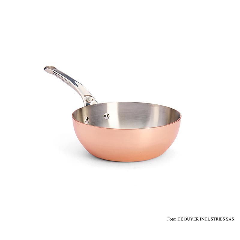 deBUYER inductie-sauteerpan "Prima Matera", conisch, koper-roestvrij staal, ø 20cm, 1 st