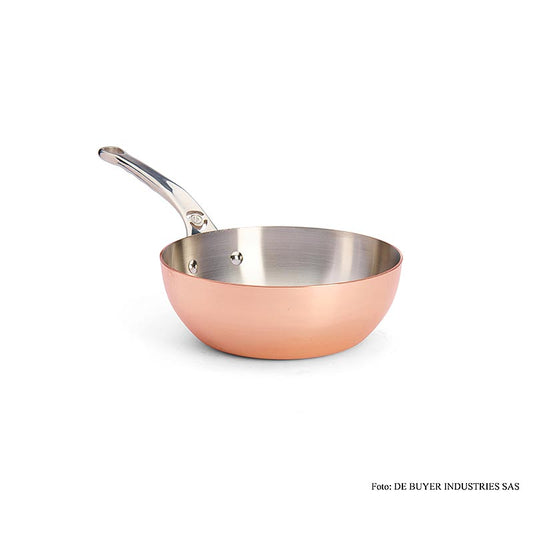 deBUYER inductie-sauteerpan "Prima Matera", conisch, koper-roestvrij staal, ø 20cm, 1 st