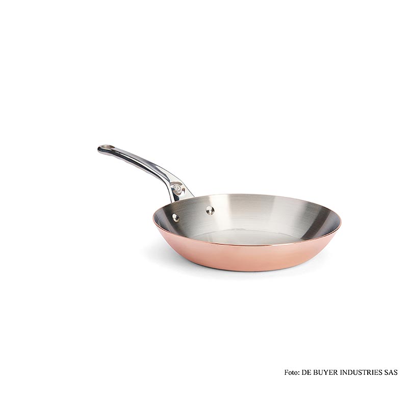 deBUYER "Prima Matera" inductiepannetje, rond, koper-roestvrij staal, ø 24 cm, 1 stuk