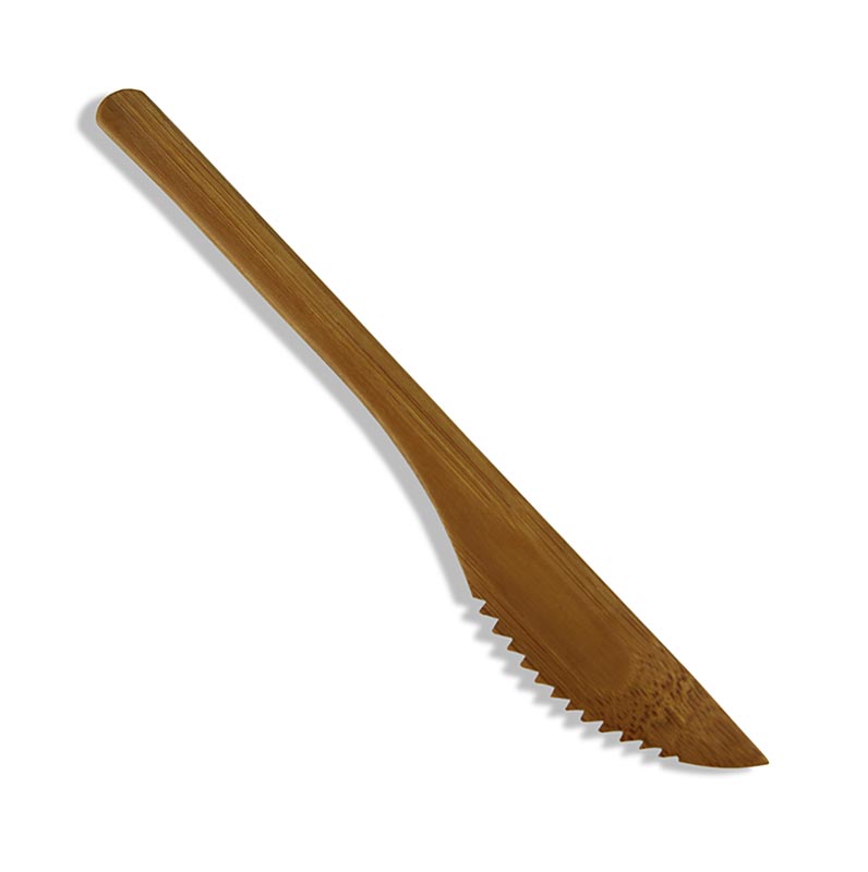 Herbruikbaar bamboemes, vaatwasmachinebestendig, donkerbruin, 20 cm lang, 25 stuks