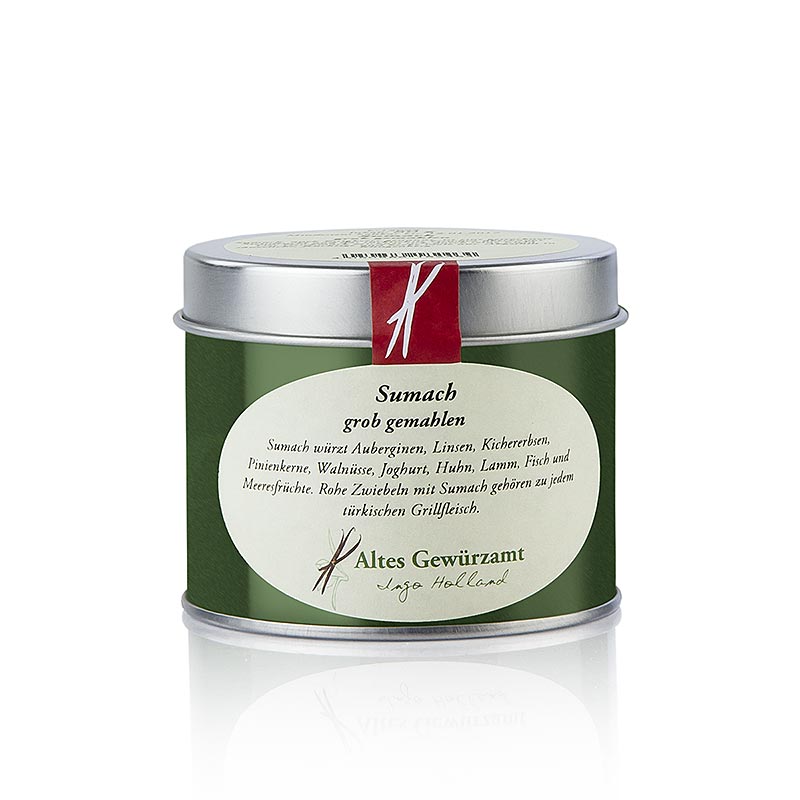 Sumak gemalen Altes Gewürzamt, 80 g, een heerlijk aromatisch en kruidig kruidenmengsel voor het toevoegen van smaak aan je gerechten