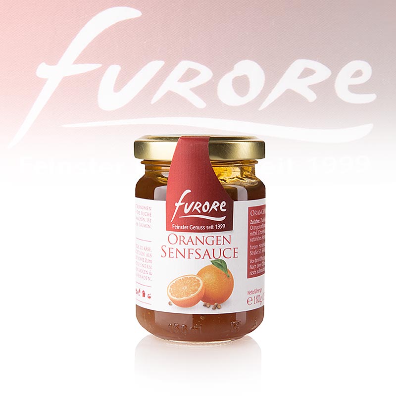 Sinaasappel-mosterdsaus, 130 ml - perfecte toevoeging voor een verrukkelijke maaltijd
