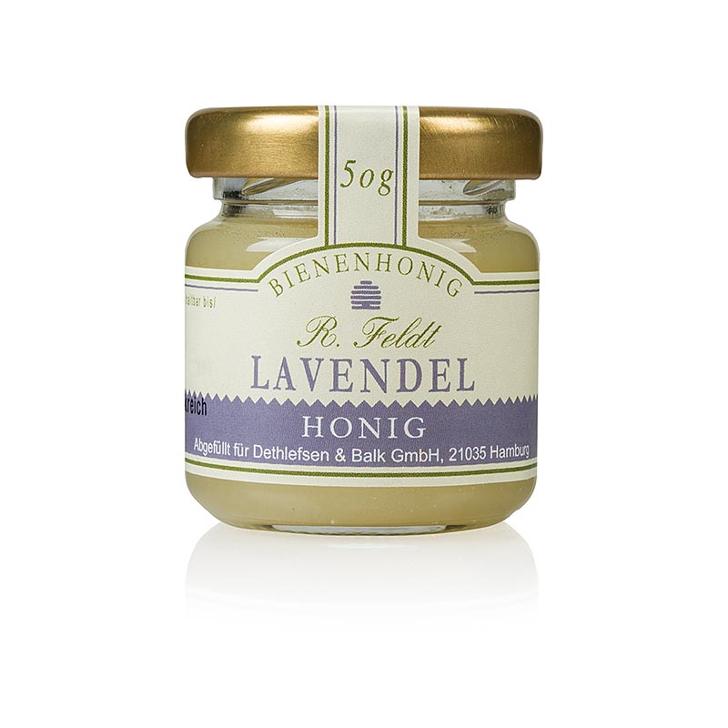 Lavendelhoning, Frankrijk, wit, romig, bloemig, portieglas, 50 g