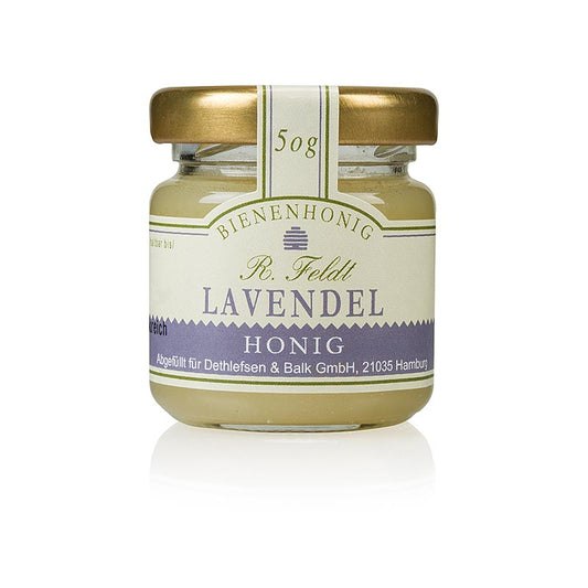 Lavendelhoning, Frankrijk, wit, romig, bloemig, portieglas, 50 g