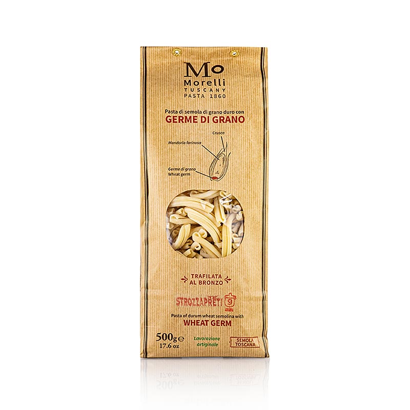 Morelli 1860 Strozzapreti, priesterstrangelaar, met tarwekiemen, 500 g