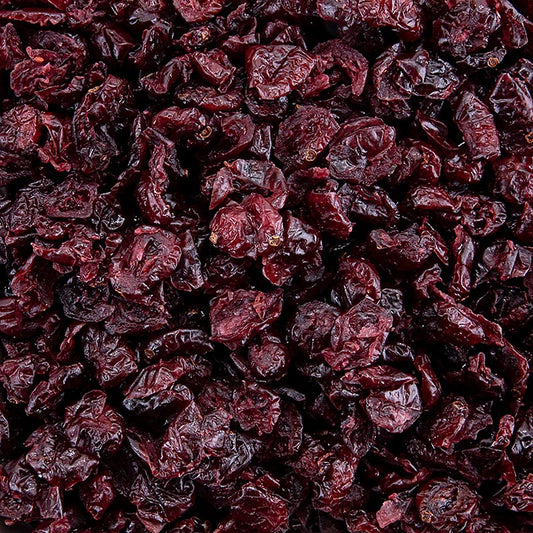 Cranberries/veenbessen, gedroogd, gezoet met ananassap, licht, 1 kg