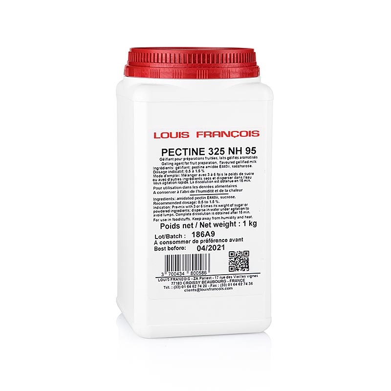 Pectine 325 NH 95, Louis Francois, 1 kg - productafbeelding voor het maken van jam, gelei, en andere zoete lekkernijen