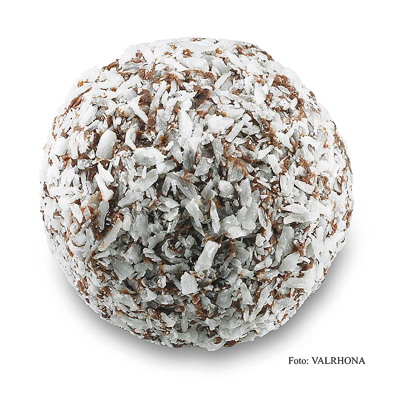 Valrhona truffelbonbons "Rum Kokos", 1 kg, ca. 70 stuks