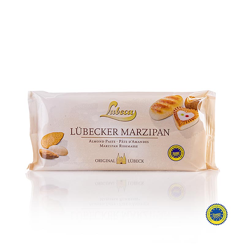 Rauwe marsepein BGA, MO MM, 52% mediterrane amandelen, Lubeca, 200 g