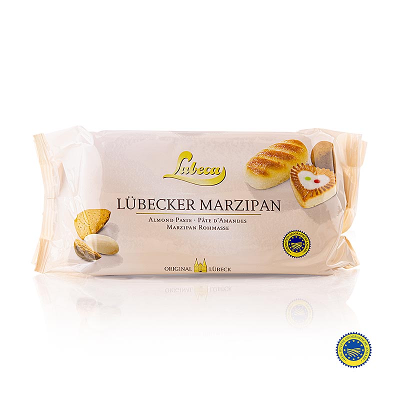 Rauwe marsepein BGA, MO MM, 52% mediterrane amandelen, Lubeca, 1 kg