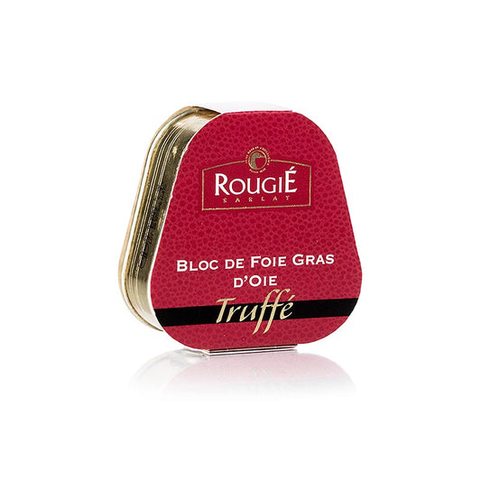 Rougié 75g Ganzenlever Blok with 3% Truffel, a luxurious and decadent gourmet delicacy