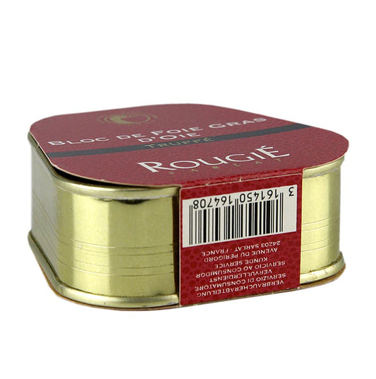 Heerlijke ganzenlever blok met 3% truffel, van het merk Rougié, 75 g