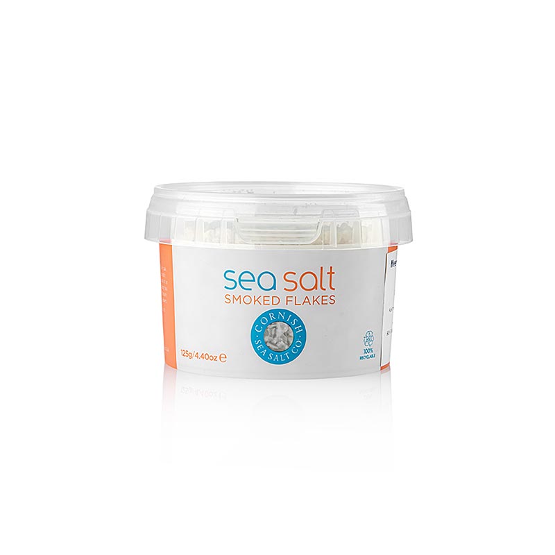 Cornish Sea Salt, gerookte zeezoutvlokken uit Cornwall/Engeland, 125 g