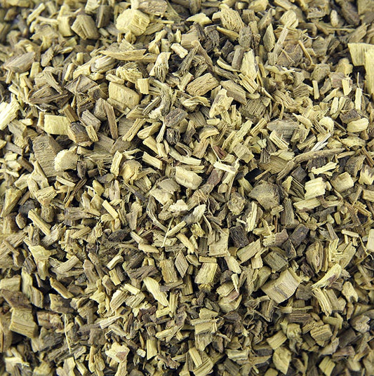 Zoethoutwortel, gehakt, 1 kg - Een kilogram van fijngehakte zoethoutwortel, ideaal voor diverse toepassingen in koken en geneeskunde