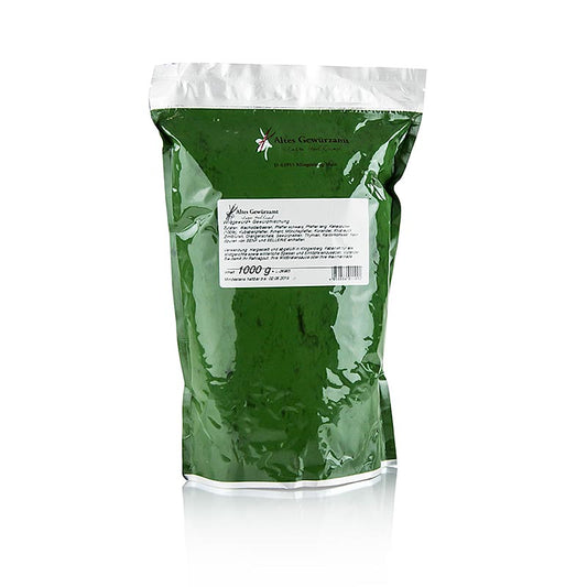 High-quality 1 kg package of Altes Gewürzamt Wildkruiden, a flavorful blend of wild herbs and spices