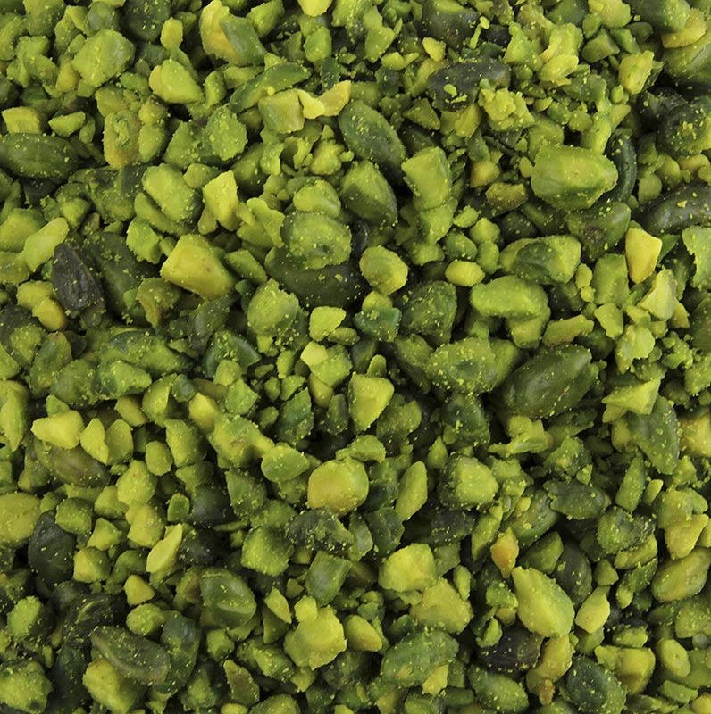 Gedopte, donkergroene en fijngehakte pistachenoten van topkwaliteit, verpakt in 1 kg verpakking
