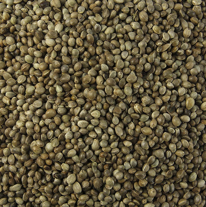 Hennepzaad, ongepeld, ongebrand, biologisch, 1 kg