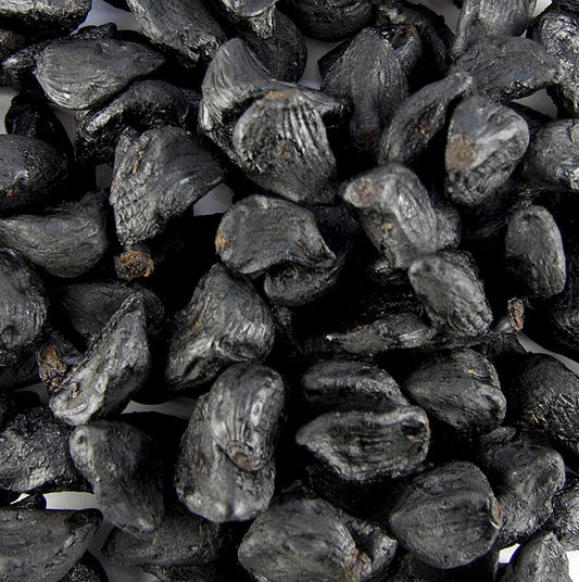 Gefermenteerde zwarte knoflook zonder schil, verpakt in een zak van 1 kg