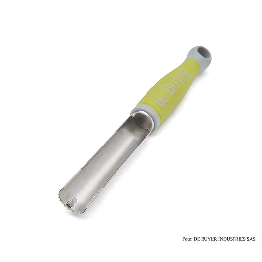 deBUYER Ontpitter "Universal", ø 20 mm, 11 cm, roestvrij staal/kunststof, groen, 1 stuk