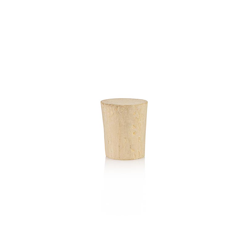 Natuurkurk, 15 mm, voor apothekersfles art. 31076, 1 stuk
