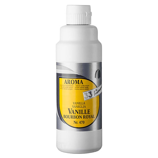 Vloeibare Bourbon Royal vanillearoma met spikkels, Dreidoppel nr 470, 1 liter