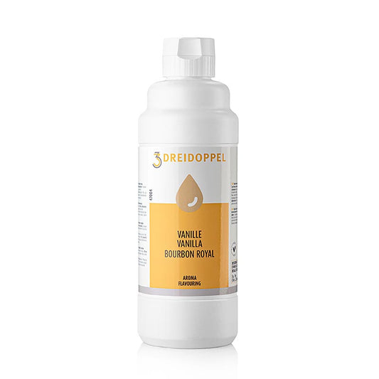 Vanille-aroma, Bourbon Royal, vloeibaar, met stipjes, Dreidoppel, nr. 470, 1 l