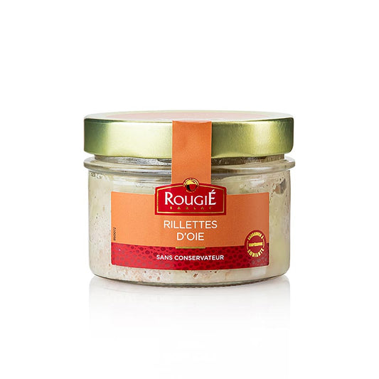 Ganzen rillette - paté van ganzenvlees, Rougié, 180 g, heerlijk smeerbare paté gemaakt van gans, perfect voor op toast of als voorgerecht