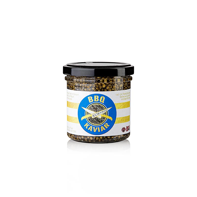 Kornmayer - BBQ-kaviaar (mosterd), van zwarte mosterdzaadjes, 160 ml