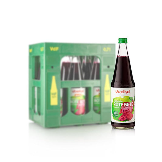 Voelkel - Rode bietensap, BIO, 4,2 l, 6 x 700 ml