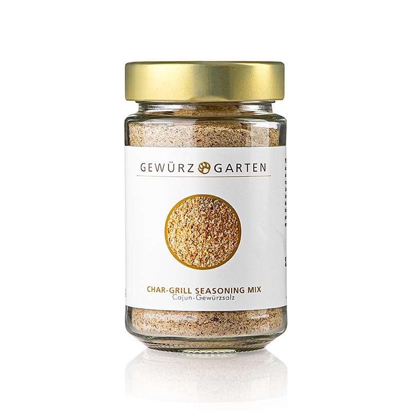 Gewürzgarten Char Grill Seasoning Mix, Cajun kruidenzout, 180 g