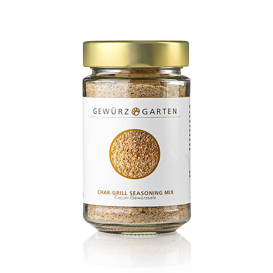 Gewürzgarten Char Grill Seasoning Mix, Cajun kruidenzout, 180 g