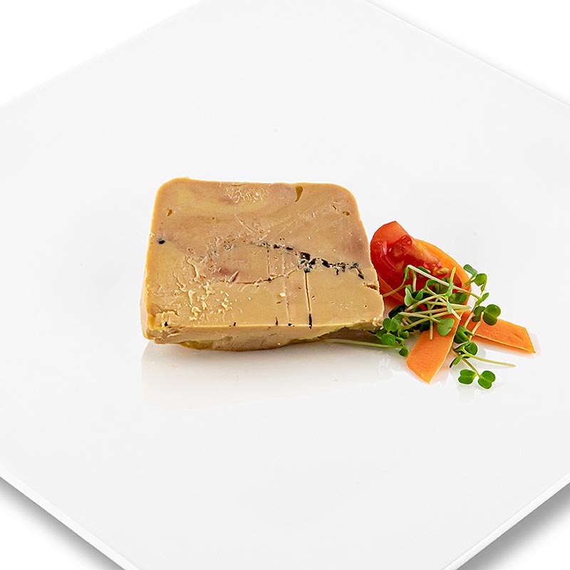 Eendenlever - Entier, met champagne, Sarawak & Maniguette peper, Rougié, 180 g