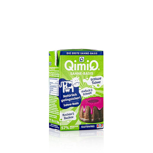 QimiQ natuurlijke sausbasis, perfect voor het maken van romige soepen en sauzen met slechts 15% vet, in een verpakking van 250 g