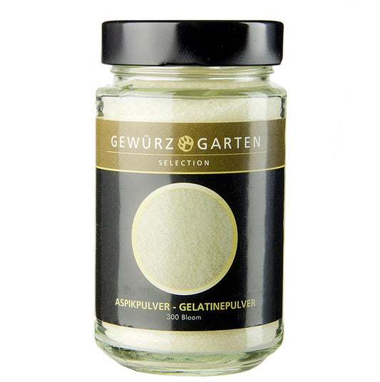 Eetbare gelatine van Gewürzgarten aspic poeder (300 Bloom), 150 g verpakt