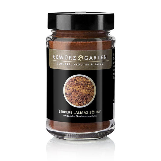 Foto van Gewürzgarten Berbere Almaz Böhm kruidenmix uit Ethiopië, recept Genet Abebetaye, 120 g