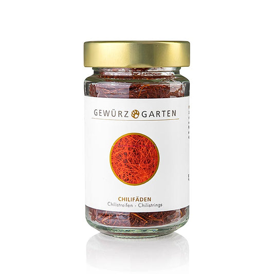 Gewürzgarten chilipeperdraden (chilistrings, chilistrips), 25 g