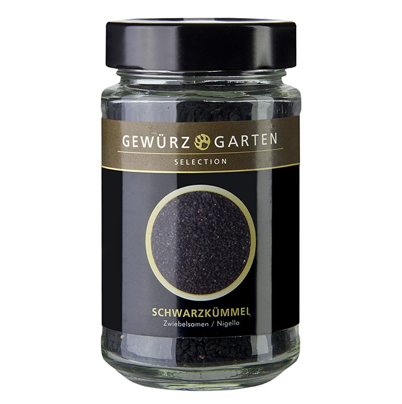 120 gram verpakking van zwarte komijn/ui zaden (nigella) voor kruidentuintje