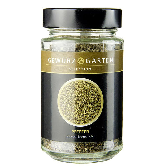 Gewürzgarten peper, zwart, fijngemalen, 100 g - Aromatische en fijngemalen zwarte peper van 100 gram