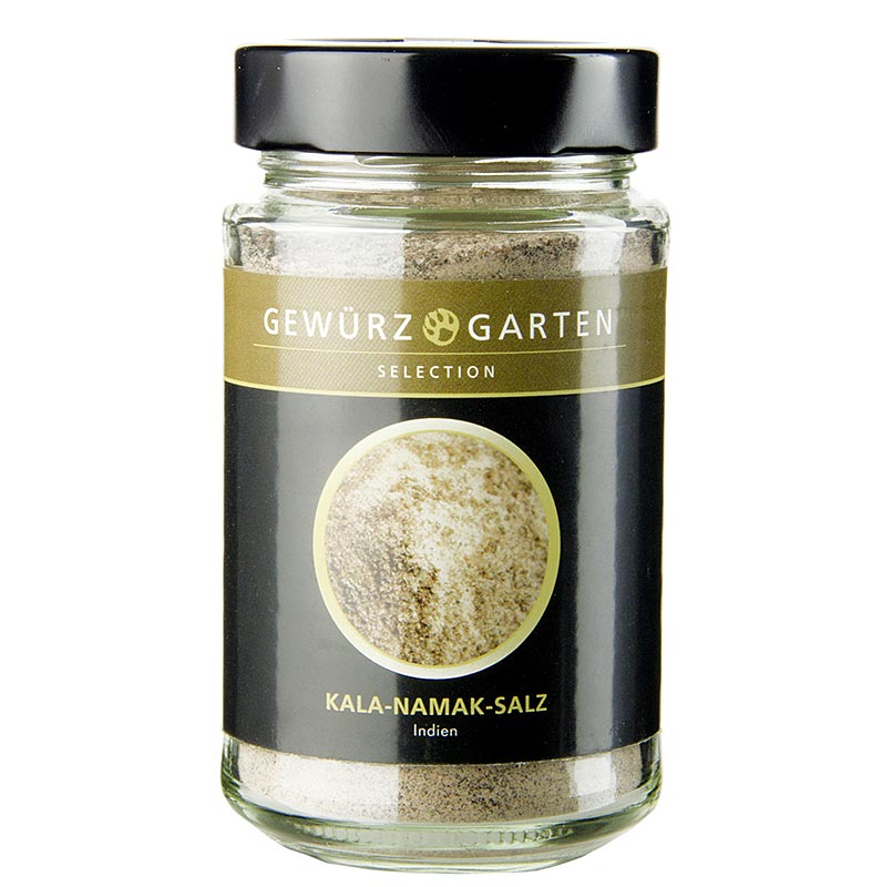 Spice Garden Kala Namak zout, fijn, roodbruin, 250 g - verfijnd en aromatisch zout voor een heerlijke smaakervaring in de keuken