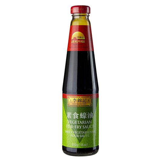 Delicious and flavorful Vegetarische kruidensaus met champignons by Lee Kum Kee, 510 g, perfect for adding a rich and savory taste to your vegetarian dishes