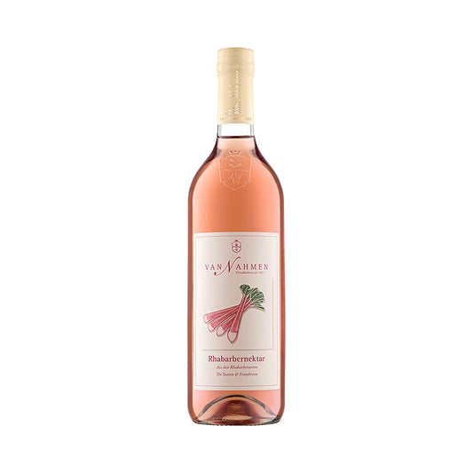 Van Nahmen - Framboozen rabarbernectar, 70% direct sap, 250 ml - heerlijke ambachtelijke vruchtensap gemaakt van frambozen en rabarber