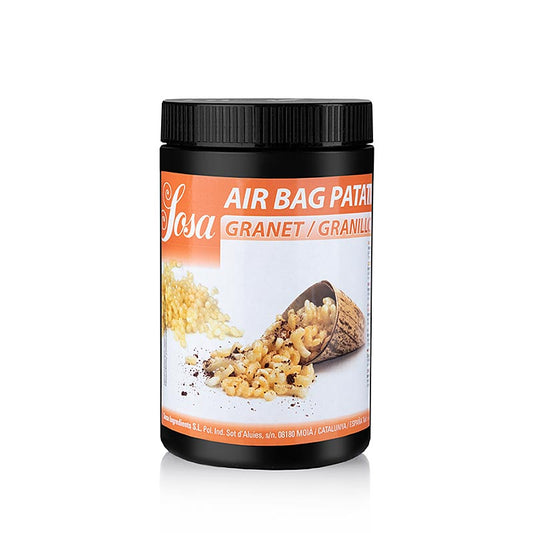 750 gram gedroogde, grofkorrelige rauwe aardappel Air bag patata granet productafbeelding