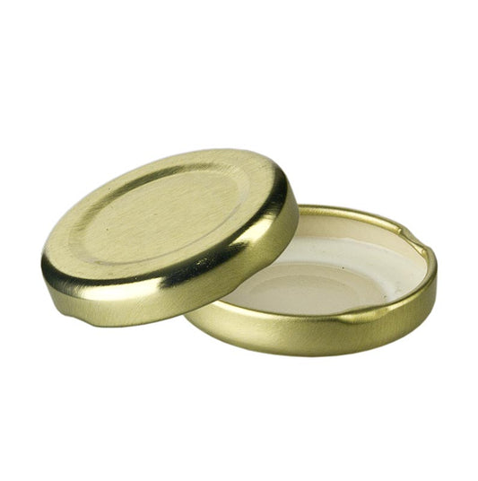 Deksel, goud, voor zeshoekige pot, 43 mm, 45, 47, 53 ml, 1 stuk