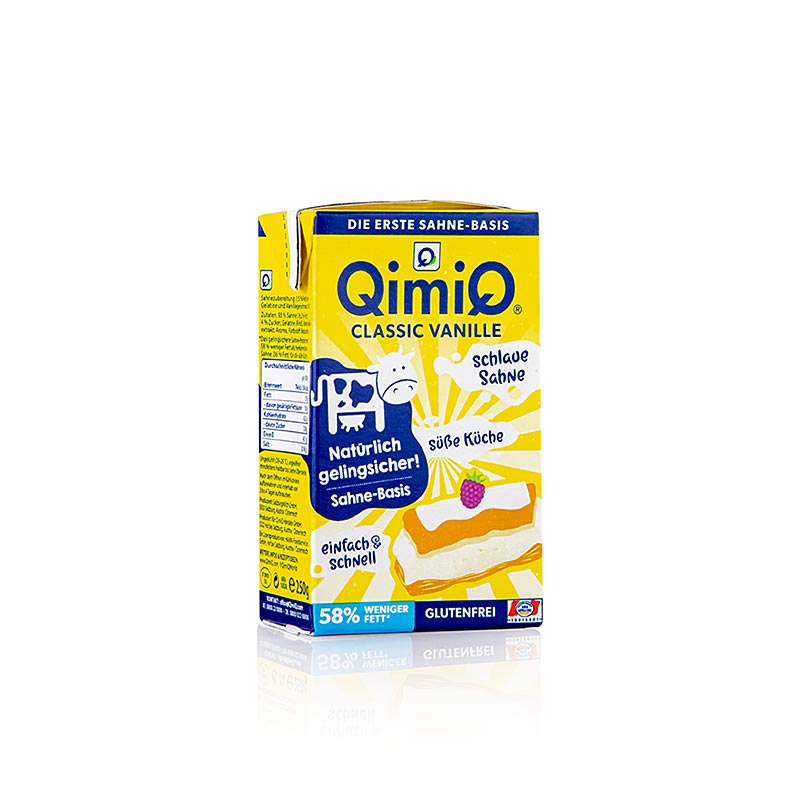 QimiQ Classic Vanille, voor zoete gerechten, 15% vet, 250 g