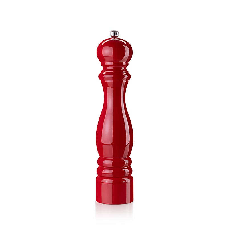Peugeot pepermolen PARIS U'SELECT, 30 cm hoog, verstelbaar, beukenhout rood, 1 stuk