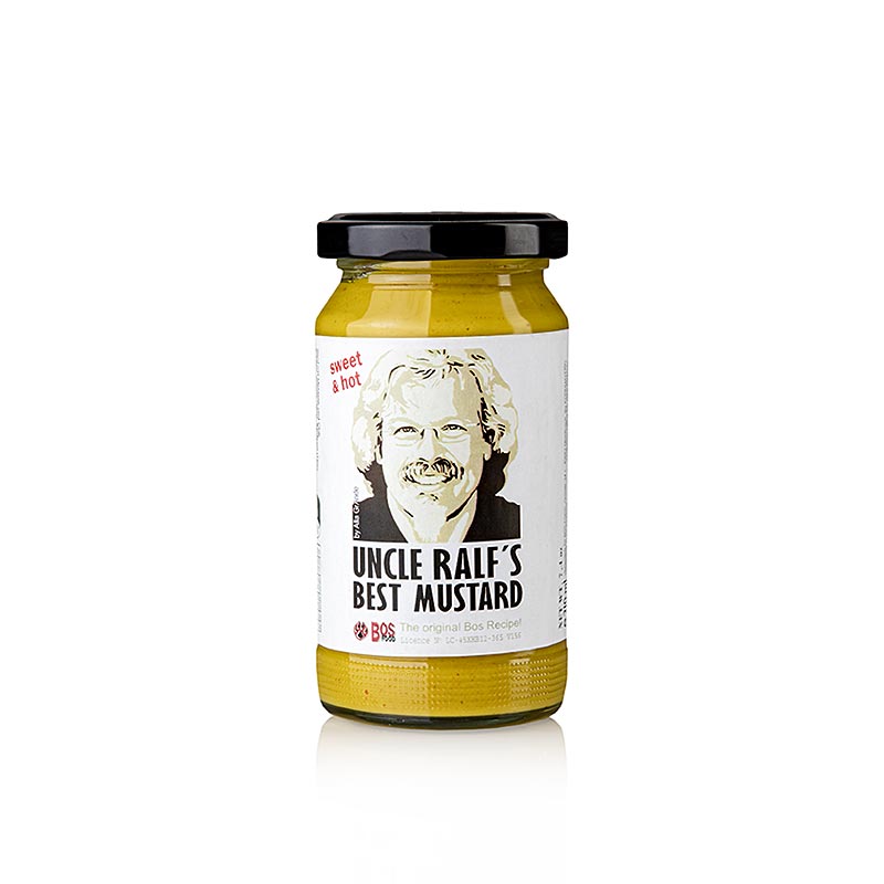 Kornmayer - Uncle Ralfs Best Mustard mosterd, zoet & pittig, 210 ml