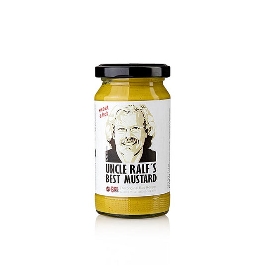 Kornmayer - Uncle Ralfs Best Mustard mosterd, zoet & pittig, 210 ml