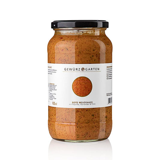 Gewürzgarten Rode mojosaus, met paprika, chili en koriander, 900 ml