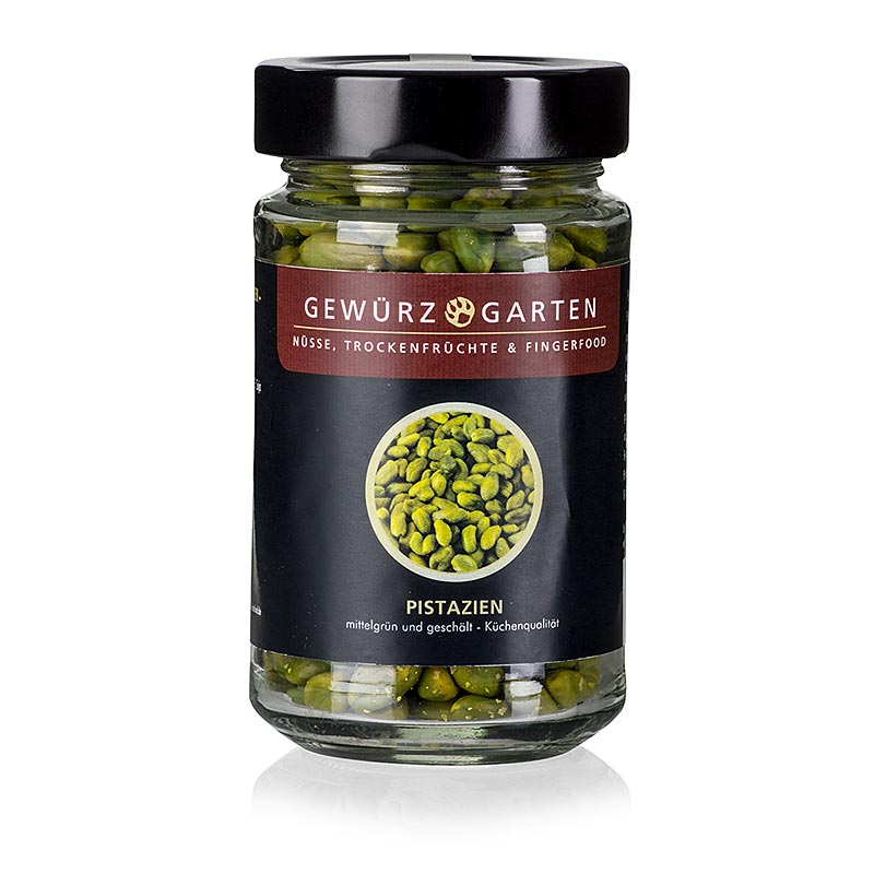 Gewürzgarten pistachenoten, gedopt, medium groen - keukenkwaliteit, 150 g - Verpakte 150 g van hoogwaardige, medium groene pistachenoten van keukenkwaliteit