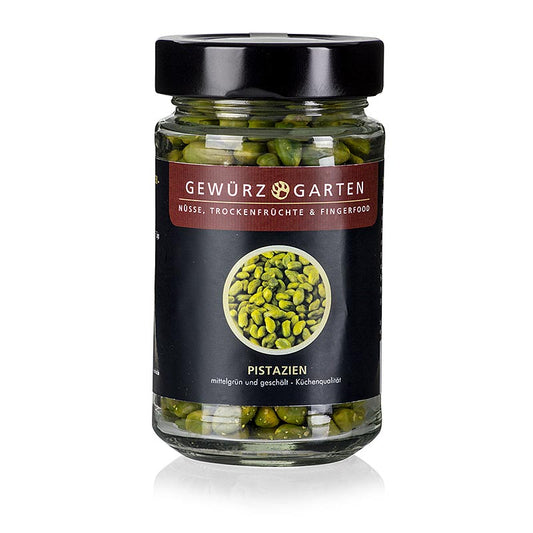 Gewürzgarten pistachenoten, gedopt, medium groen - keukenkwaliteit, 150 g - Verpakte 150 g van hoogwaardige, medium groene pistachenoten van keukenkwaliteit